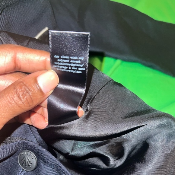 Rag & Bone Blue/ Black 100% Wool Blazer size 00 - Picture 8 of 10